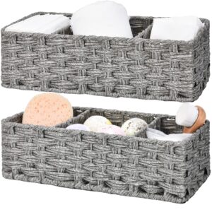 GRANNY SAYS Bundle of 3 Sets Wicker Storage Baskets