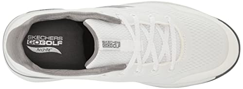 Skechers Women's Arch Fit Golf Shoe Sneaker, White, 10 Wide