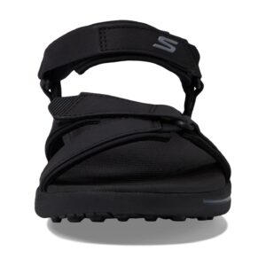 Skechers Women's Arch Fit Spikeless Golf Sandal Sneaker, Black, 12