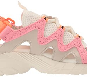 adidas Originals Women's Astir Sandals Sport, White/Super Pop/Wonder Quartz, 6