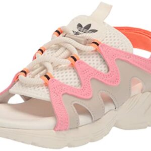 adidas Originals Women's Astir Sandals Sport, White/Super Pop/Wonder Quartz, 6