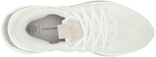 adidas Women's X_PLRBOOST Running Shoe, White/Crystal White/White, 7.5