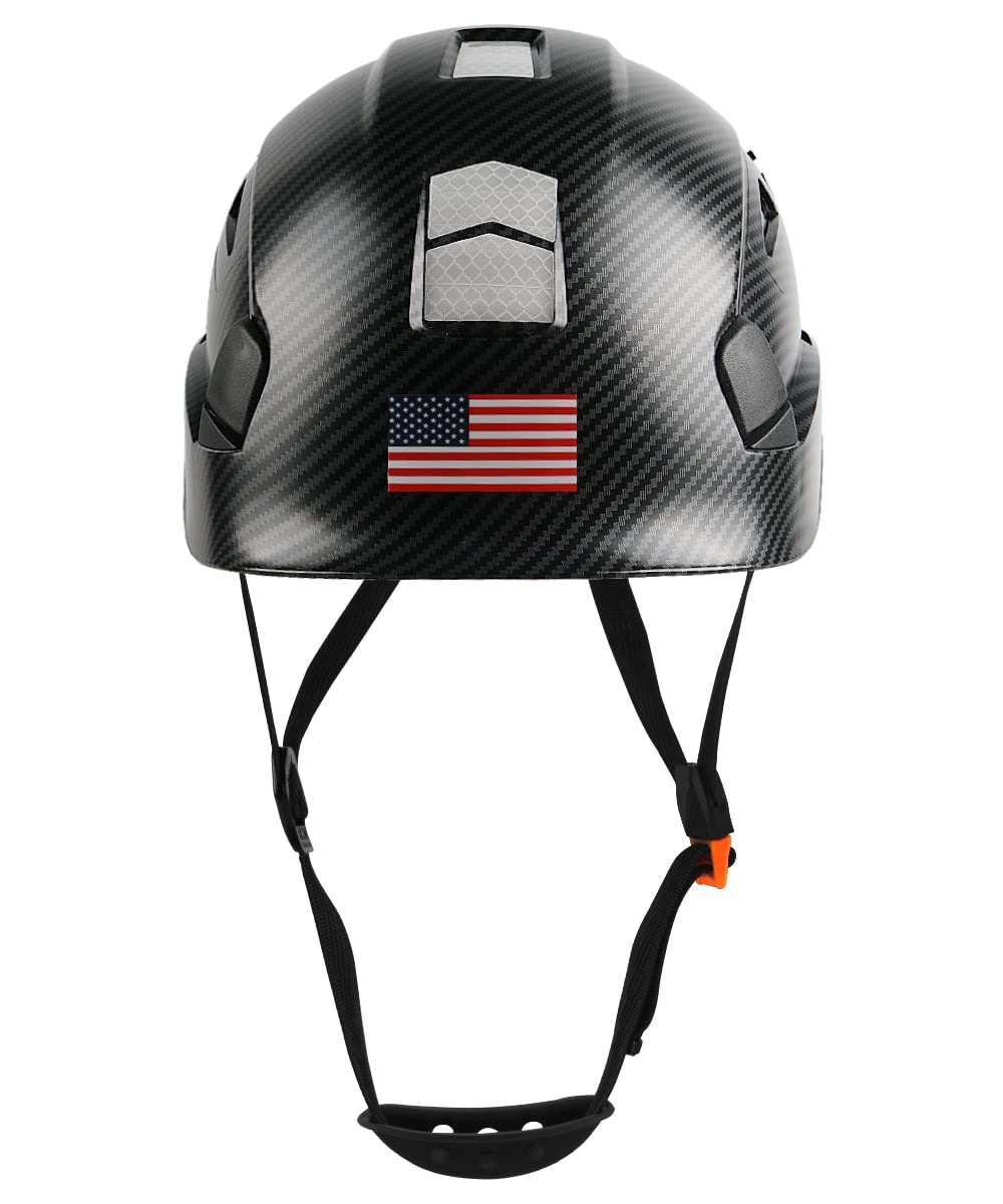 GREEN DEVIL Safety Helmet Hard Hat Adjustable Lightweight Vented ABS Work Helmet for Men and Women 6-Point Suspension ANSI Z89.1 Approved Ideal for Industrial & Construction