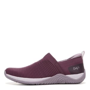 ryka womens echo knit sneaker, purple grape, 7 us