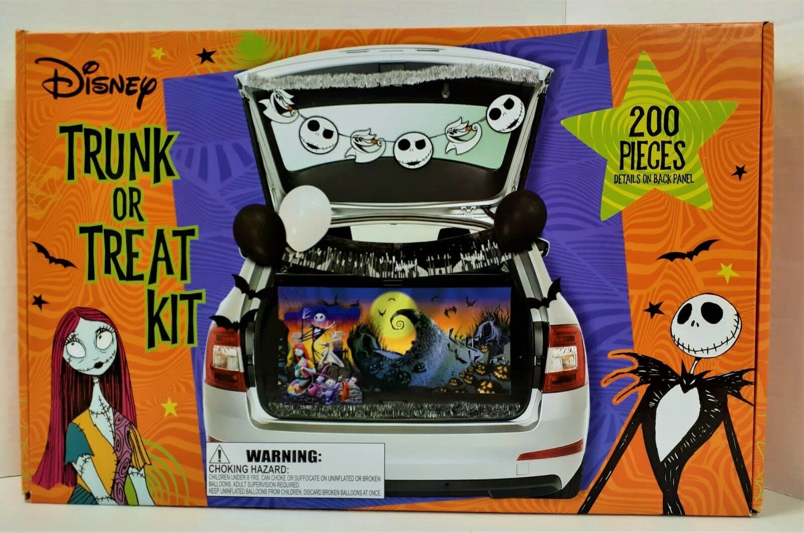 Halloween Trunk or Treat Car Decorations Kit - For Your Car (Nightmare Christmas)