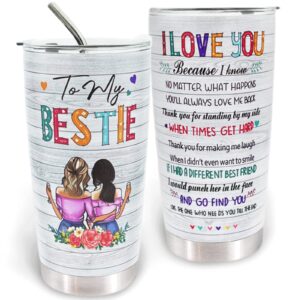 bftetyu best friend birthday gifts for women-gifts for best friends,friendship gifts for women-best friend christmas birthday thanksgiving gifts for bestie, soul sister, bff, coworker 20oz tumbler