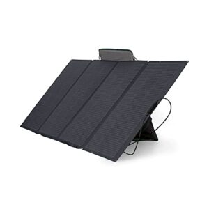 ecoflow efsolar400w 400w portable durable weatherproof solar panel w/kickstand
