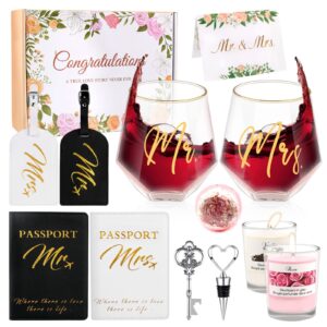 bvroski wedding gifts bridal shower gifts for bride and groom engagement gifts for couple engaged gifts mr and mrs gift honeymoon essentials present for husband and wife newlywed marriage