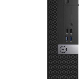 Dell 5050 SFF Desktop Intel i7-6700 UP to 4.00GHz 32GB DDR4 New 512GB NVMe SSD + 2TB HDD Built-in AX200 Wi-Fi 6 BT Dual Monitor Support Wireless Keyboard and Mouse Win10 Pro (Renewed)