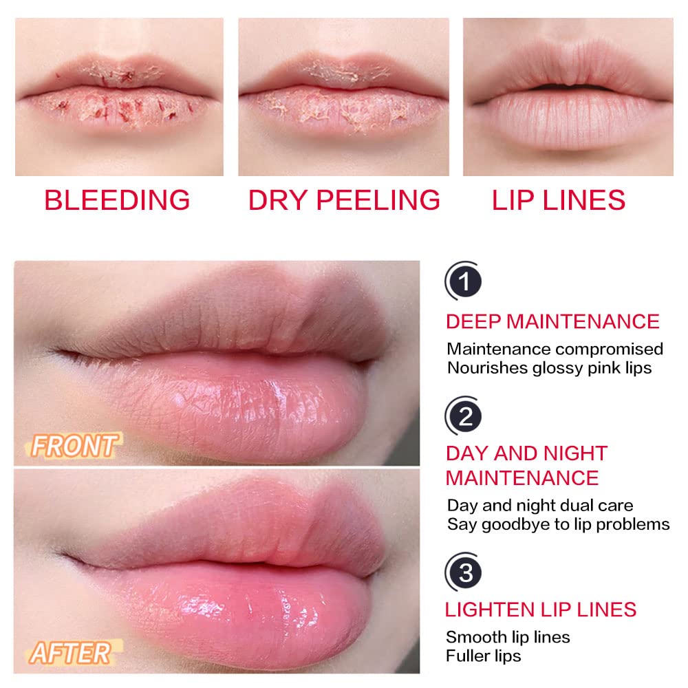 HAOYA 3 Pcs Waterproof Color Changing Lipstick - Glossy Finish, Moisturizing, Long Lasting, Adjustable Color Depth