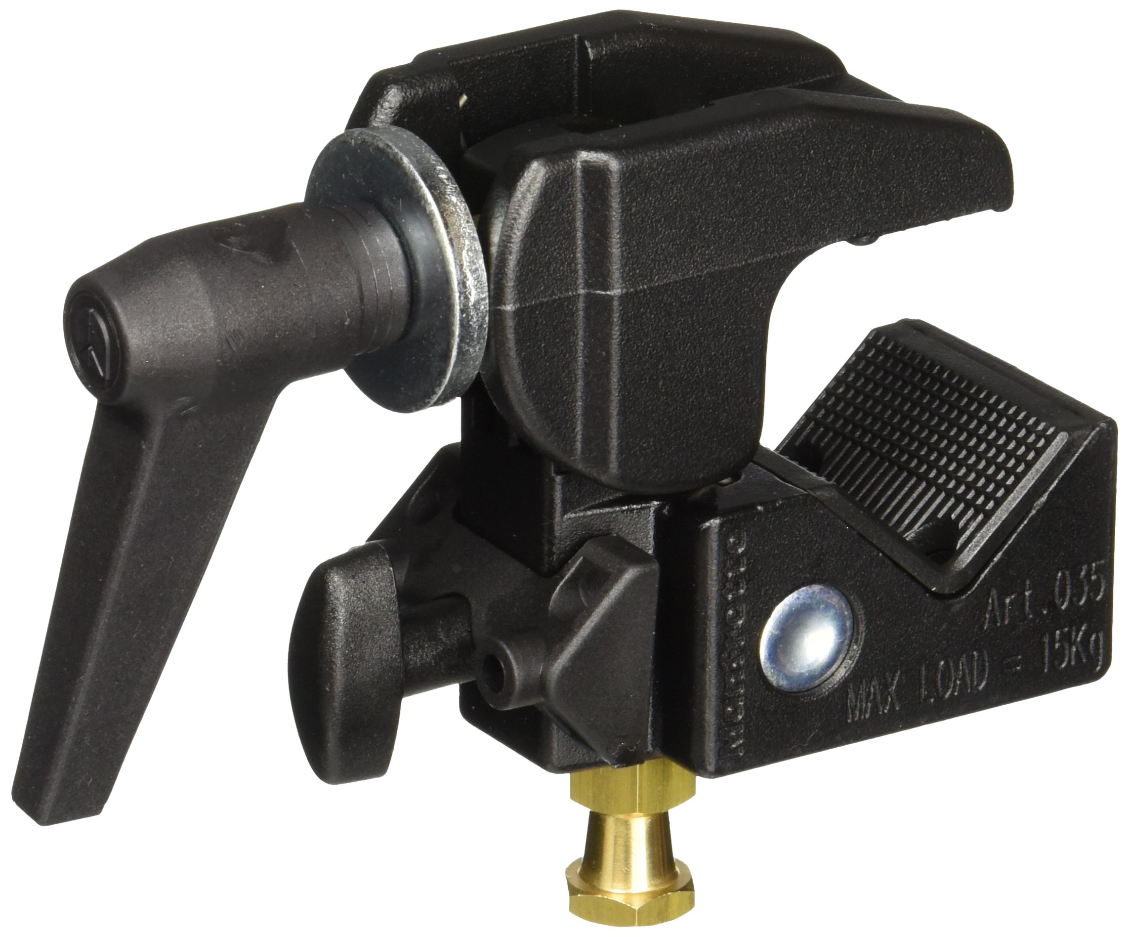 Manfrotto 244RC Variable Friction Magic Arm Quick Release (Black) & 035RL Super Clamp with 2908 Standard Stud - Replaces 2900 - Black