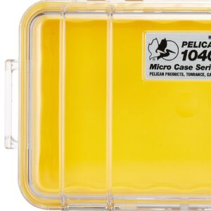 Pelican 1040 Micro Cases (Yellow/Clear) and (Blue/Clear)