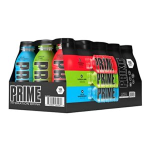 Prime Hydration Drink Variety Pack By Logan Paul X KSI (16.9 fl. oz., 15 pk.), 253.5 Fl Oz