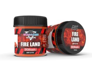 ak-interactive wargame terrain - fire land (ak1218)