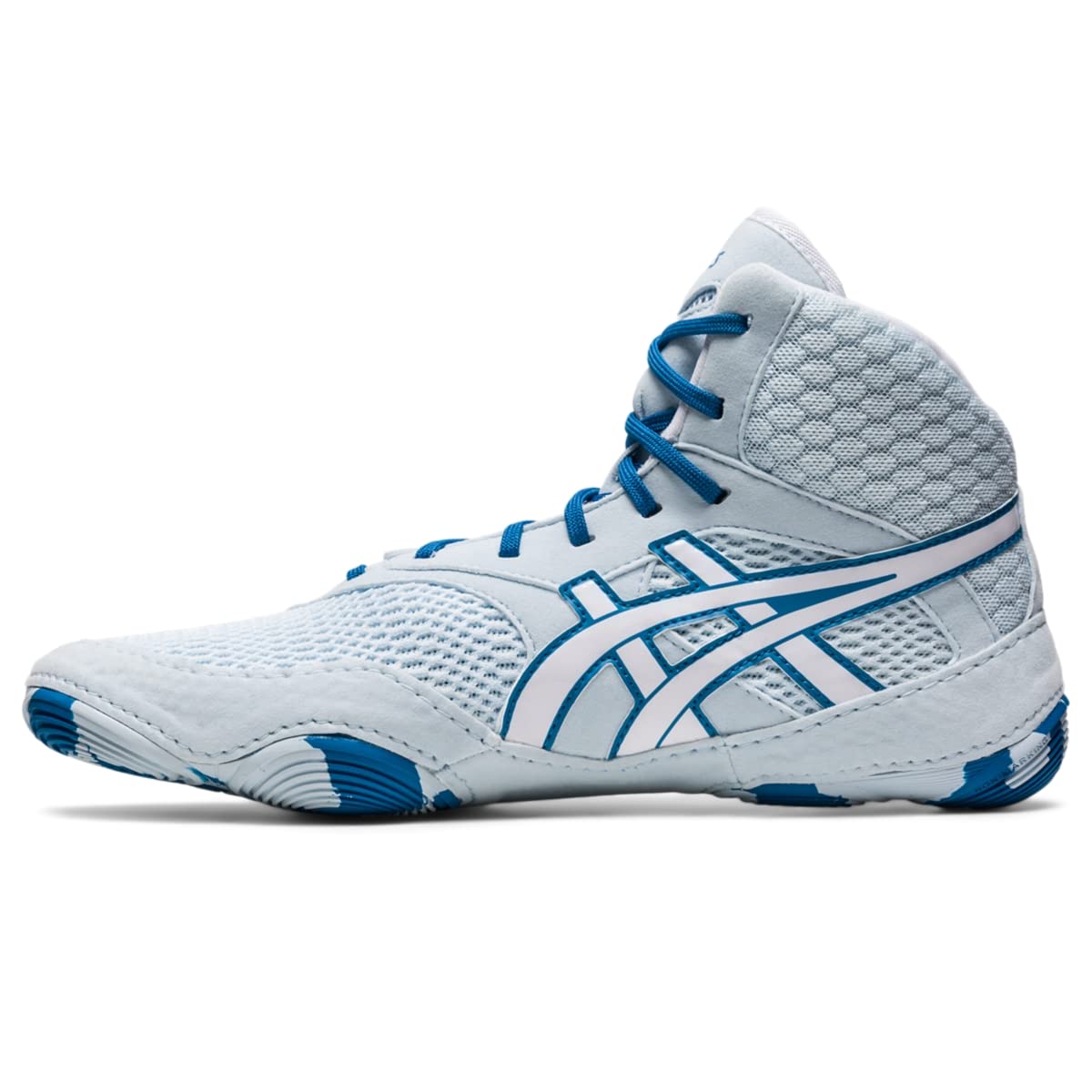 ASICS Women's MATBLAZER Wrestling Shoes, 8, Sky/White