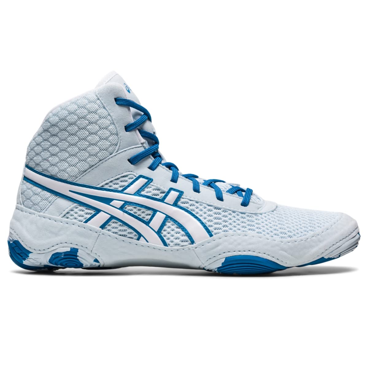 ASICS Women's MATBLAZER Wrestling Shoes, 8, Sky/White