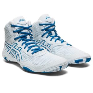 ASICS Women's MATBLAZER Wrestling Shoes, 8, Sky/White