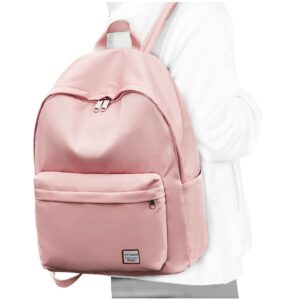 coowoz college backpack black backpack college bags for women men travel rucksack casual daypack laptop backpacks(pink3)