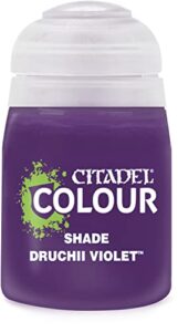 games workshop citadel shade paint: druchii violet (18ml)