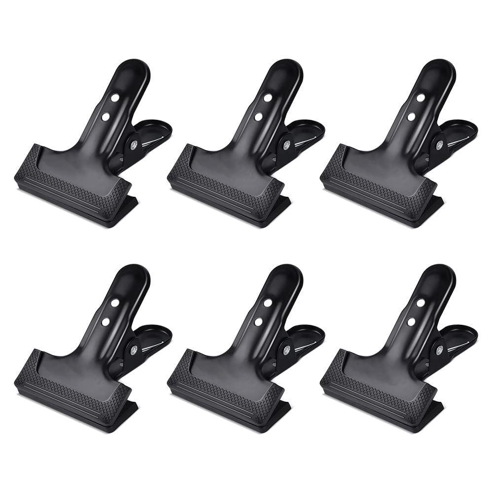 KAGYOKU Backdrop Spring Clamps - 6 Pack of 4 Heavy Duty Clips for Photography Background Stands, Woodworking & Home Improvement Projects