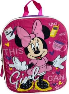 fast forward minnie mouse 11" mini backpack (pink-purple)