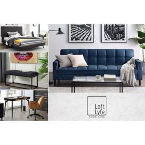 Loft Lyfe 3-in-1 Square Pouf