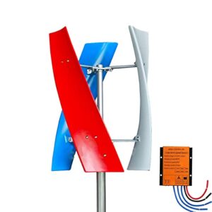 QAZNHODDS 9000W Wind Turbine Generator Kit, 12V 24V 48V 220V with MPPT Controller Wind Turbines Electricity Producer Equipment Home Power Energy Kit,24V