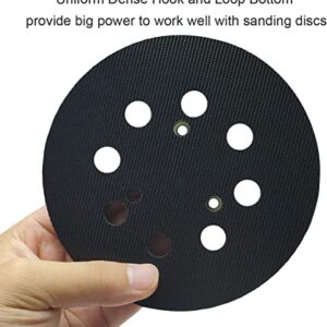 5 Inch 8 Hole Hook and Loop Replacement Sander Pad for Makita BO5010, BO5030, BO5031, BO5041, XOB01 Random Orbital Sanders