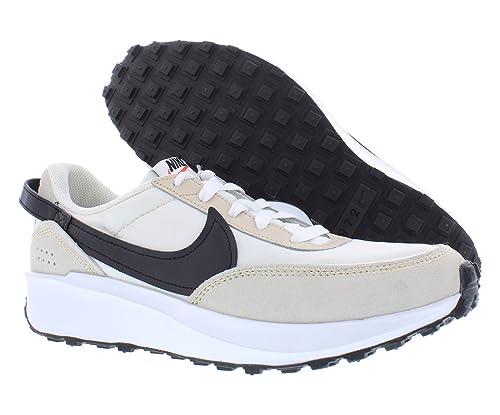 Nike Women's Waffle Debut Running Shoe, Sanddrift Black Phantom White, 8.5 US