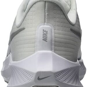 NIKE Women's Sneaker, White Metallic Silver Pure Platinum, 9.5