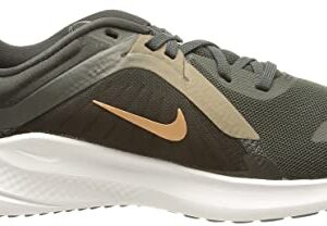 Nike Women's Quest 5 Running Shoes, Dk Smoke Grey/Metallic Silver, 8.5 M US