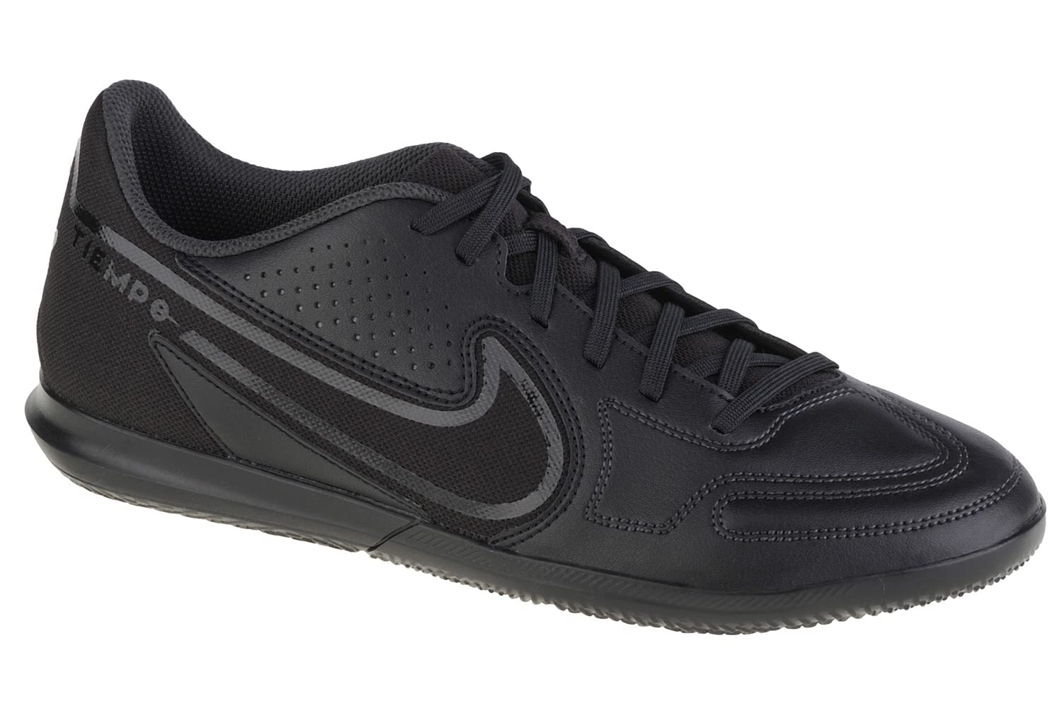 Nike Unisex Indoor/Court Soccer Tiempo Legend 9 Club IC Shoes Black/Summit White/Light Photo Blue/Black (us_Footwear_Size_System, Adult, Men, Numeric, Medium, Numeric_10)