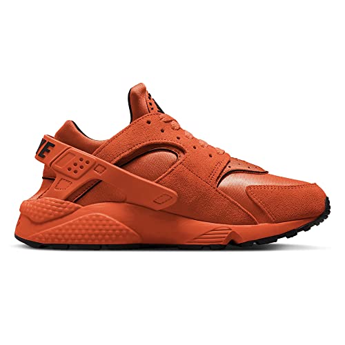 Nike Womens Air Huarache Run Sneakers, Rush Orange/Black/Guava Ice, 6 US