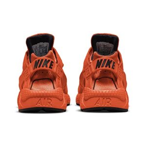 Nike Womens Air Huarache Run Sneakers, Rush Orange/Black/Guava Ice, 6 US