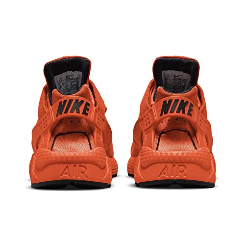 Nike Womens Air Huarache Run Sneakers, Rush Orange/Black/Guava Ice, 6 US