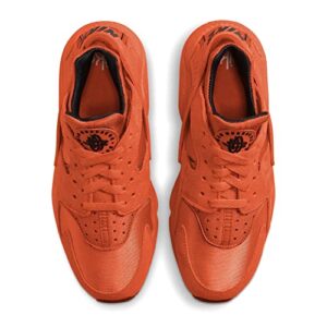 Nike Womens Air Huarache Run Sneakers, Rush Orange/Black/Guava Ice, 6 US