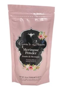 genie's dream premium meringue powder, 16oz (1lb) pouch