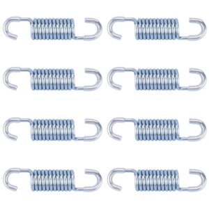 jialia gupo 2-1/4inch(8pcs) protective coated replacement furniture tension springs for recliner sofa bed, metallic (th-2-1/4(2.3))