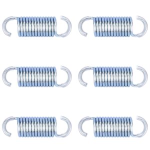 jialia gupo 2-1/4inch(6pcs) protective coated replacement furniture tension springs for recliner sofa bed, metallic, (th-2-!/4(2.5))