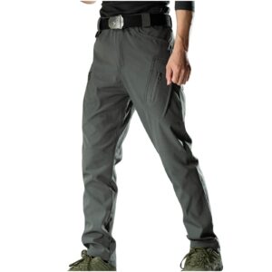 men's tactical pants, military combat bdu/acu cargo pants, water resistant ripstop work pants, hiking outdoor apparel gray