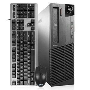 lenovo business desktop computer, intel quad core i7-2600, 16gb ram, 2tb hdd, dvd-rw, keyboard, mouse, wifi, windows 10 pro (renewed)