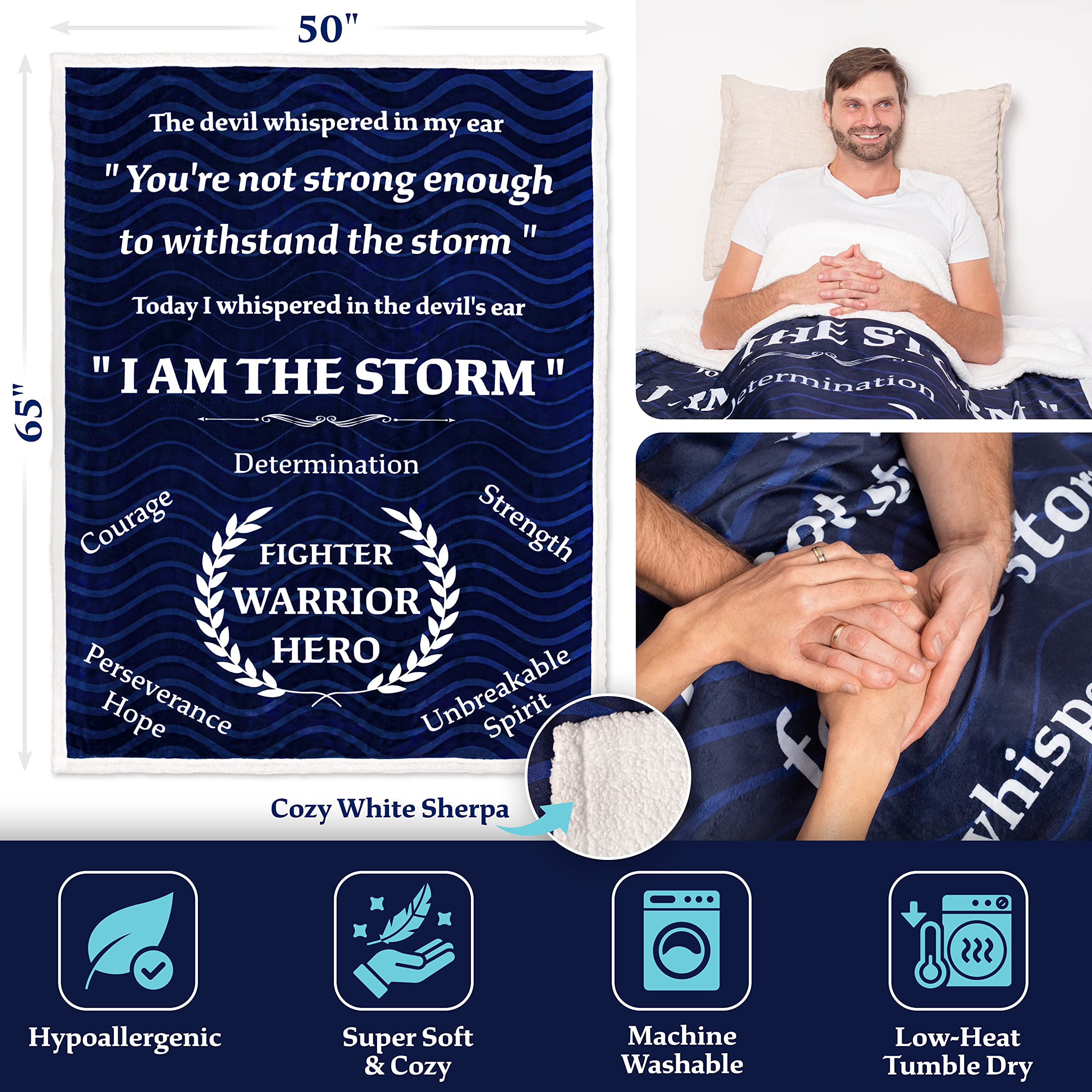 Get Well Soon Gifts for Men - Cancer & Chemo Care Package for Men, Cancer Gifts for Men, Get Well Soon Gift Basket Men, Thoughtful Gifts for Cancer Patients Men, Get Well Gifts for Men After Surgery