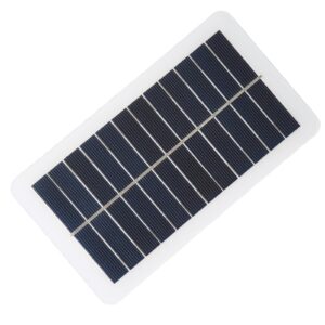 5V 2W 400mA Mini Solar Panel, USB Waterproof Solar Charger Heat Resistant Micro Solar Panels, Protable Solar Panel Kit Mini Solar Cell for Phone Appliance Household Lighting