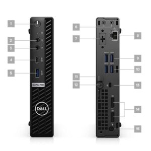 Dell OptiPlex 7000 7090 Micro Tower Desktop (2021) | Core i7-512GB SSD - 32GB RAM | 8 Cores @ 4.5 GHz - 10th Gen CPU Win 11 Pro (Renewed)