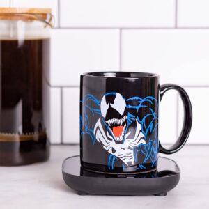 Uncanny Brands Marvel Venom Mug Warmer with Mug – Keeps Your Favorite Beverage Warm - Auto Shut On/Off