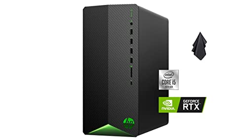 HP 2022 Pavilion Gaming Desktop TG01 Gaming Desktop, Intel Core i5-10400F Processor, NVIDIA GeForce RTX 3060, 9 Ports, HDMI, Wireless-AC, Bluetooth, Windows 11 Home (32GB RAM | 1TB SSD)