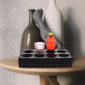 2Pcs Takeout Cup Trays Foam Coffee Carrier Cup Carry Holder Drink Carrier to Go Drink Holder 8 Cups for Hot and Cold Drinks Milk Tea