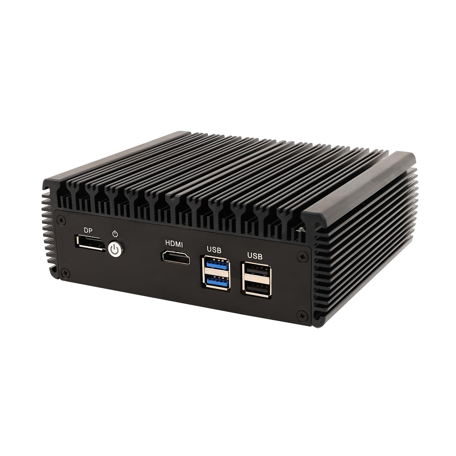 HUNSN Micro Firewall Appliance, Mini PC, VPN, Router PC, Intel Pentium Silver N6005, RJ05f, AES-NI, 6 x Intel 2.5GbE I226-V, DP, HDMI, SIM Slot, Barebone, NO RAM, NO Storage, NO System