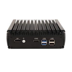 HUNSN Micro Firewall Appliance, Mini PC, VPN, Router PC, Intel Pentium Silver N6005, RJ05f, AES-NI, 6 x Intel 2.5GbE I226-V, DP, HDMI, SIM Slot, Barebone, NO RAM, NO Storage, NO System