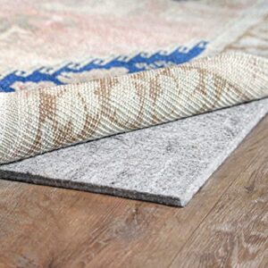 rugpadusa - essentials - 8'x10' - 1/4" thick - 100% felt - long-lasting comfortable rug pad - safe for all floors and finishes including hardwoods